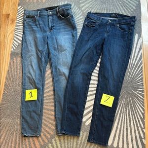 LUCKY 🍀 BRAND SKINNY JEANS 2 PAIR SZ 6/28